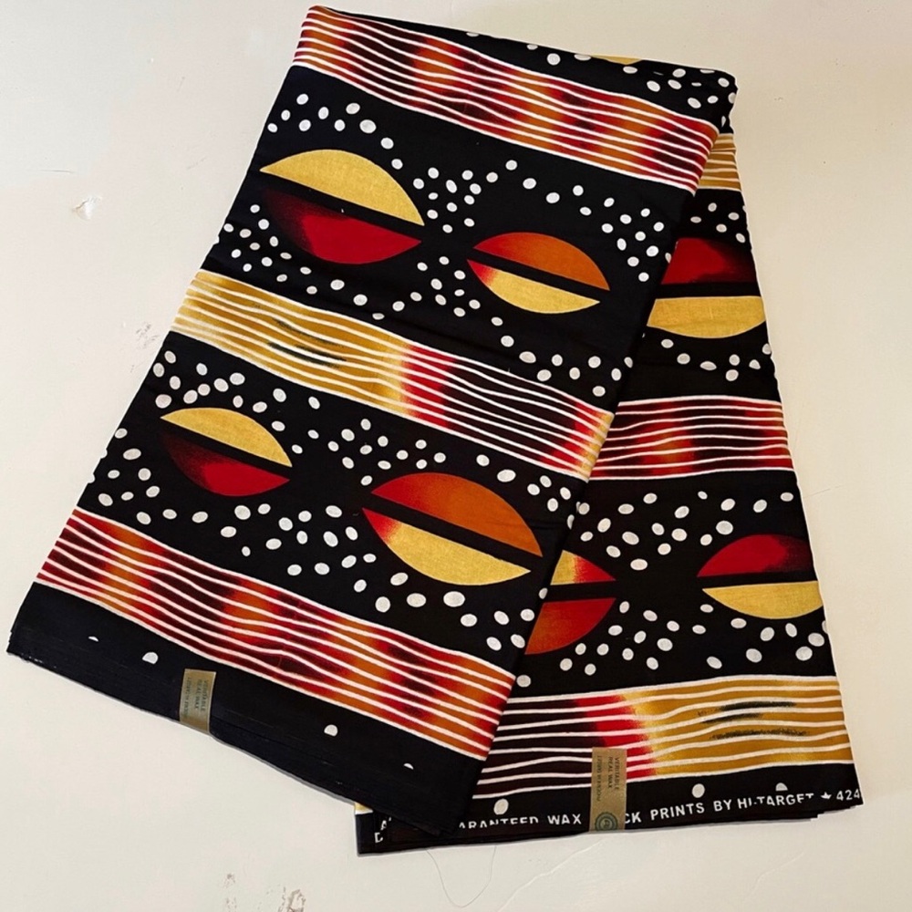Colorful Patterned Tribal Print Multicolor Cotton Fabric